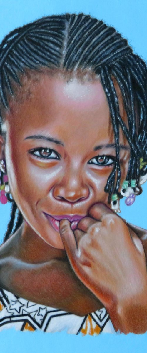 "Nigerian little girl" by Monika Rembowska