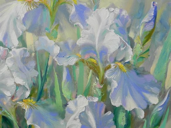 "Irises" Original art