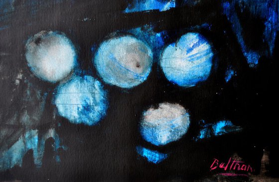 Nature morte bleue / 11,81 x 15,75 in.(30x40cm) / 2018