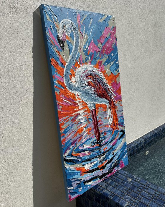 Blue Flamingo