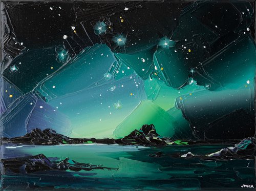 Iridescent Night Sky 32 by Joseph Villanueva