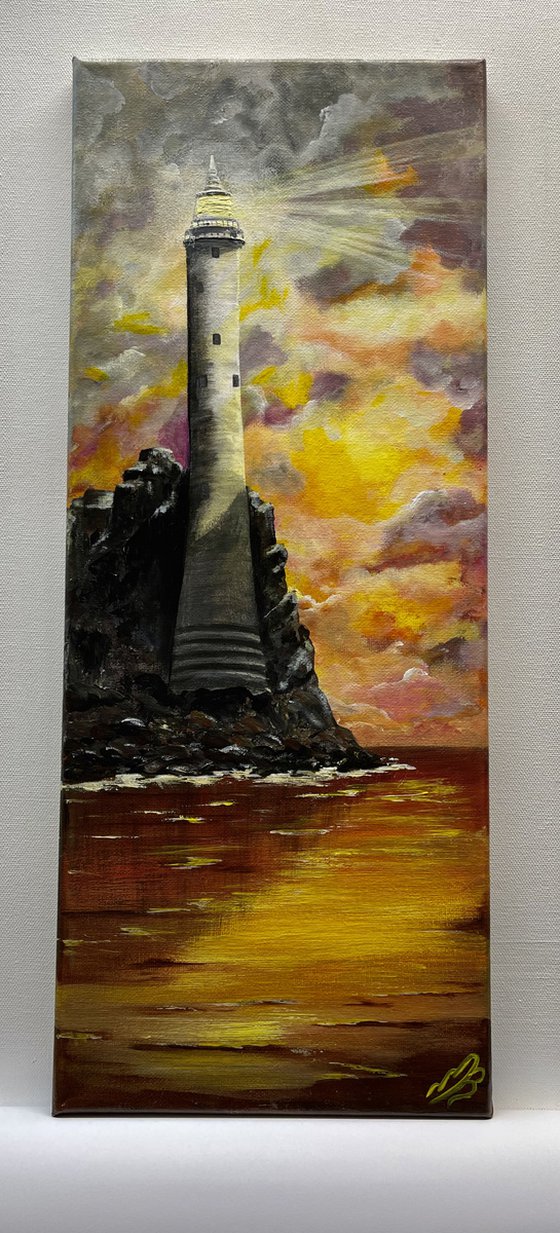 Fastnet Lighthouse at Sunset