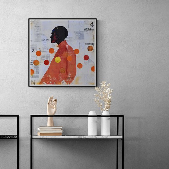 312_Orange silhouette