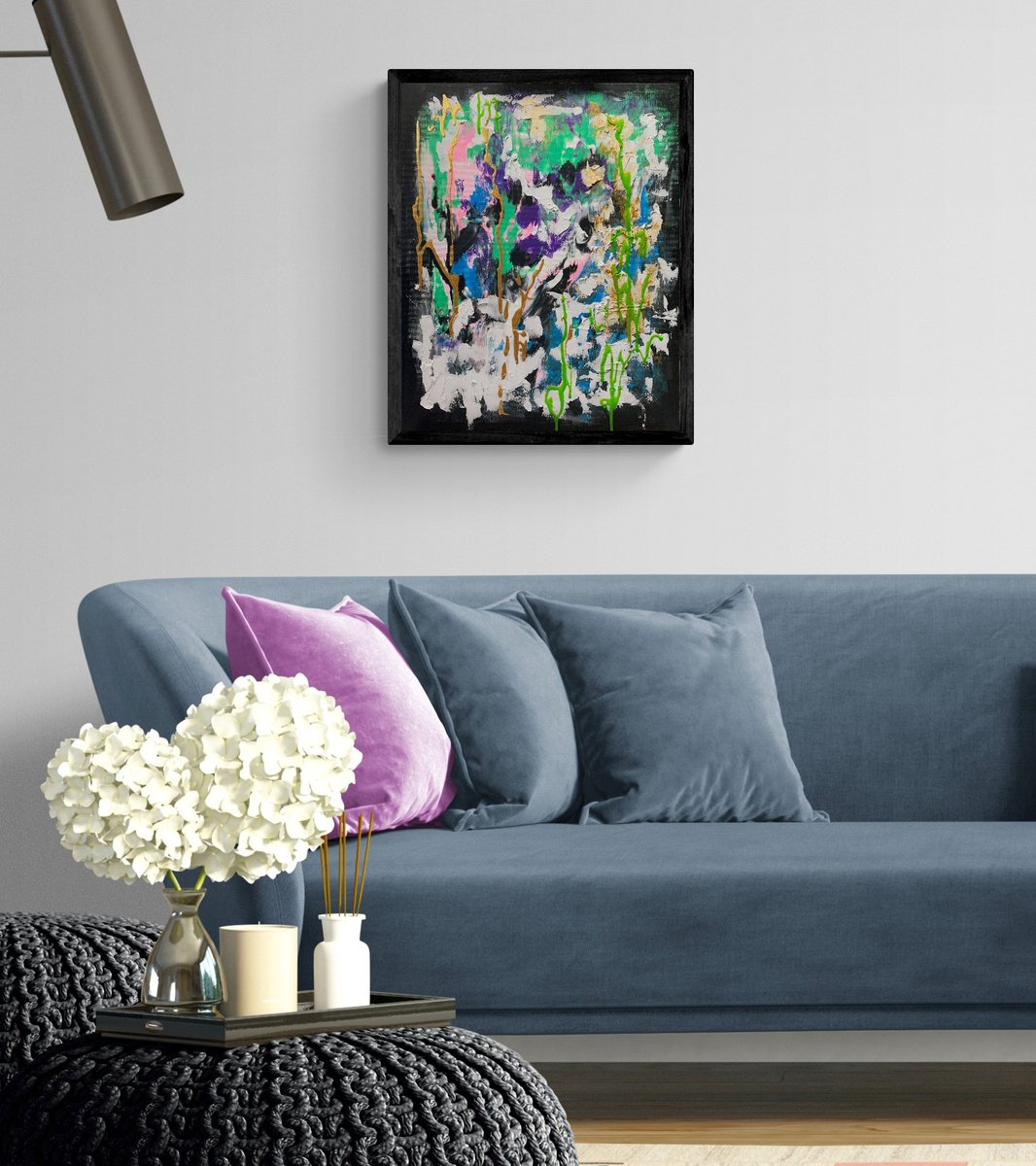 Abstract Painting. By Vita Schagen, 16 X 20, Artwork For Sale On Artfinder