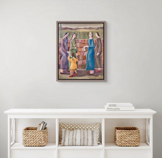 Beside the Stone Wall