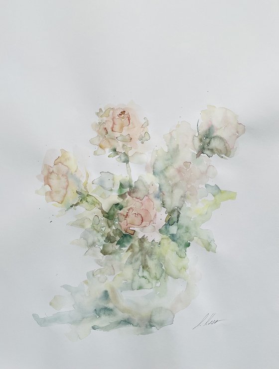 Roses 50x65cm 2025