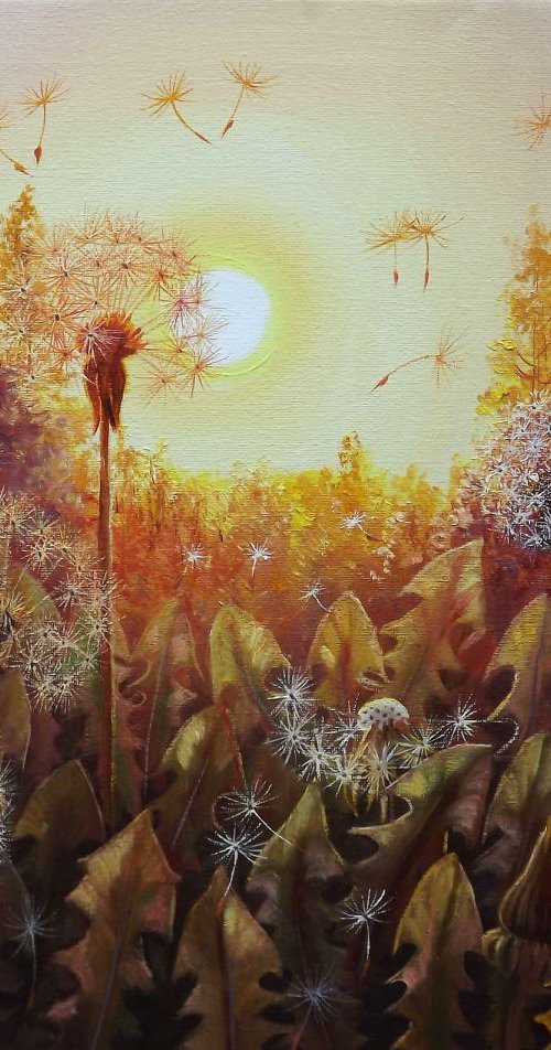 Dandelions in the Sun 2 by Oleg Riabchuk