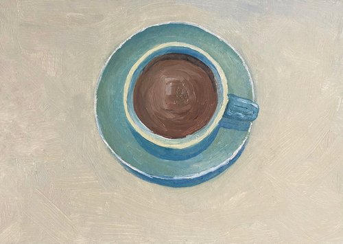 cup of coffee — modern still life by ILDAR M. EXESALLE