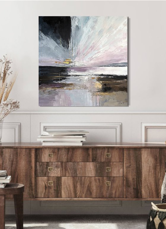 Luminous Breakpoint-pink gold clouds