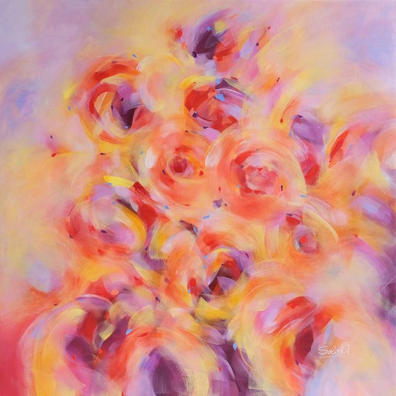Abstract roses