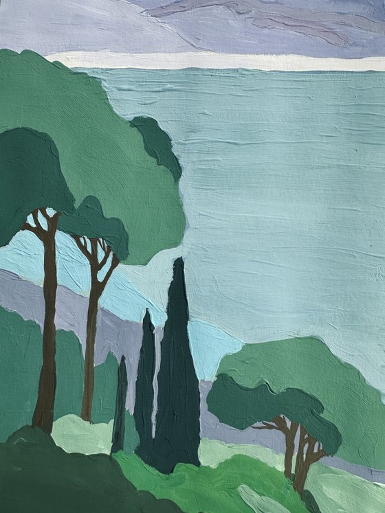 Landscape with Trees