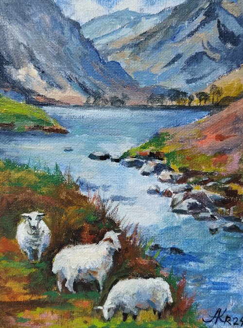 Sheep by Ann Krasikova