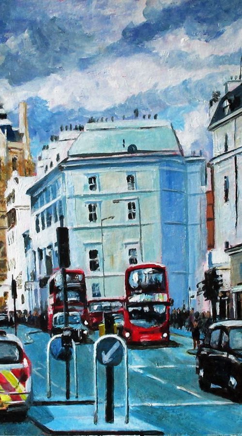 Winters Day Kensington 2 by Max Aitken