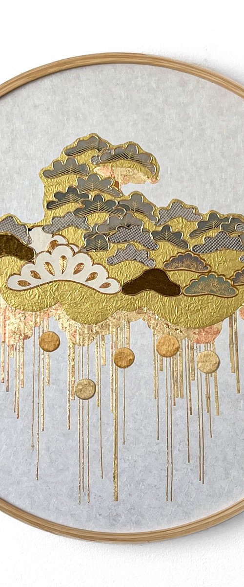 Cloud of Pines ~Timeless~ (Kimono Upcycled ) by Lena Okamoto