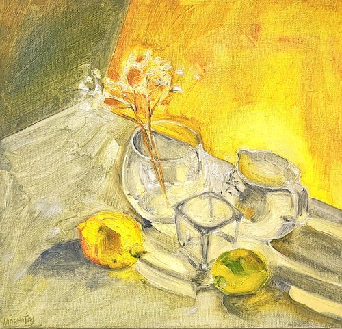Still Life With Lemons by Anahita Amouzegar