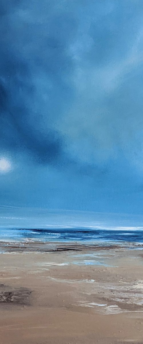 Blackpool beach by Jo Earl