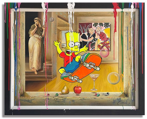 Bart escaping from the Conversation