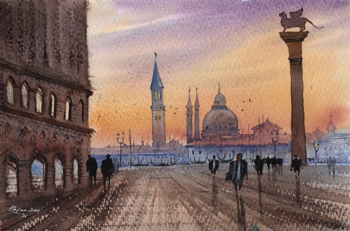Venice Sunset by RAJAN DEY
