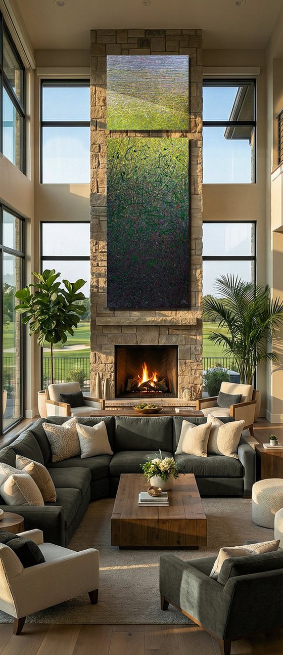 In search of silence- 2 (green)