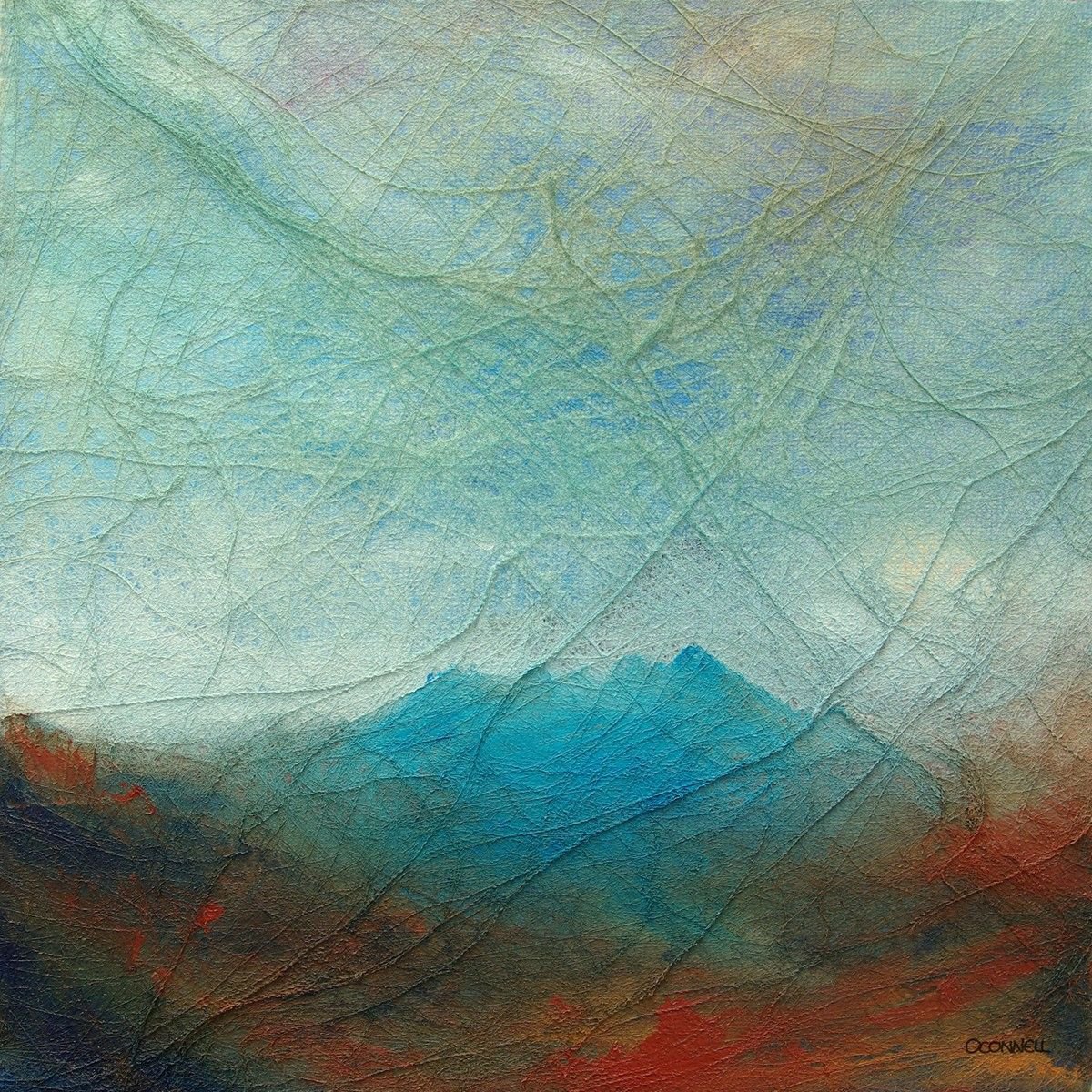 Perthshire Scottish textural mountain landscape by oconnart