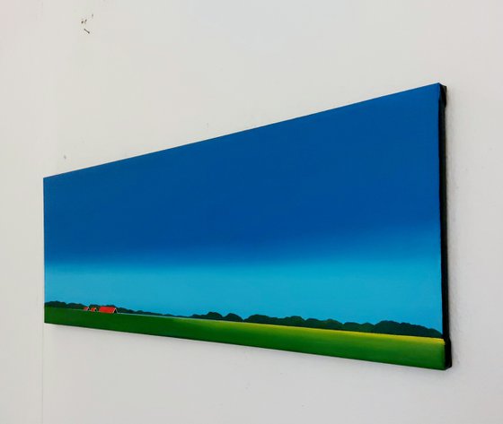 Red Roofs, Blue Sky, Green Fields (2)