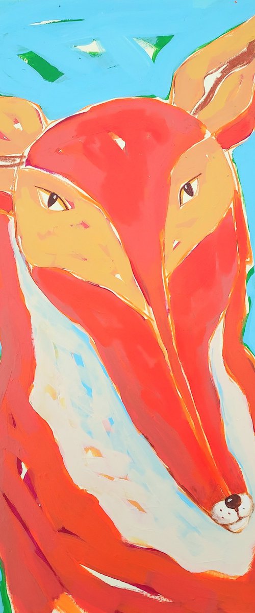Red fox by Irina Plaksina