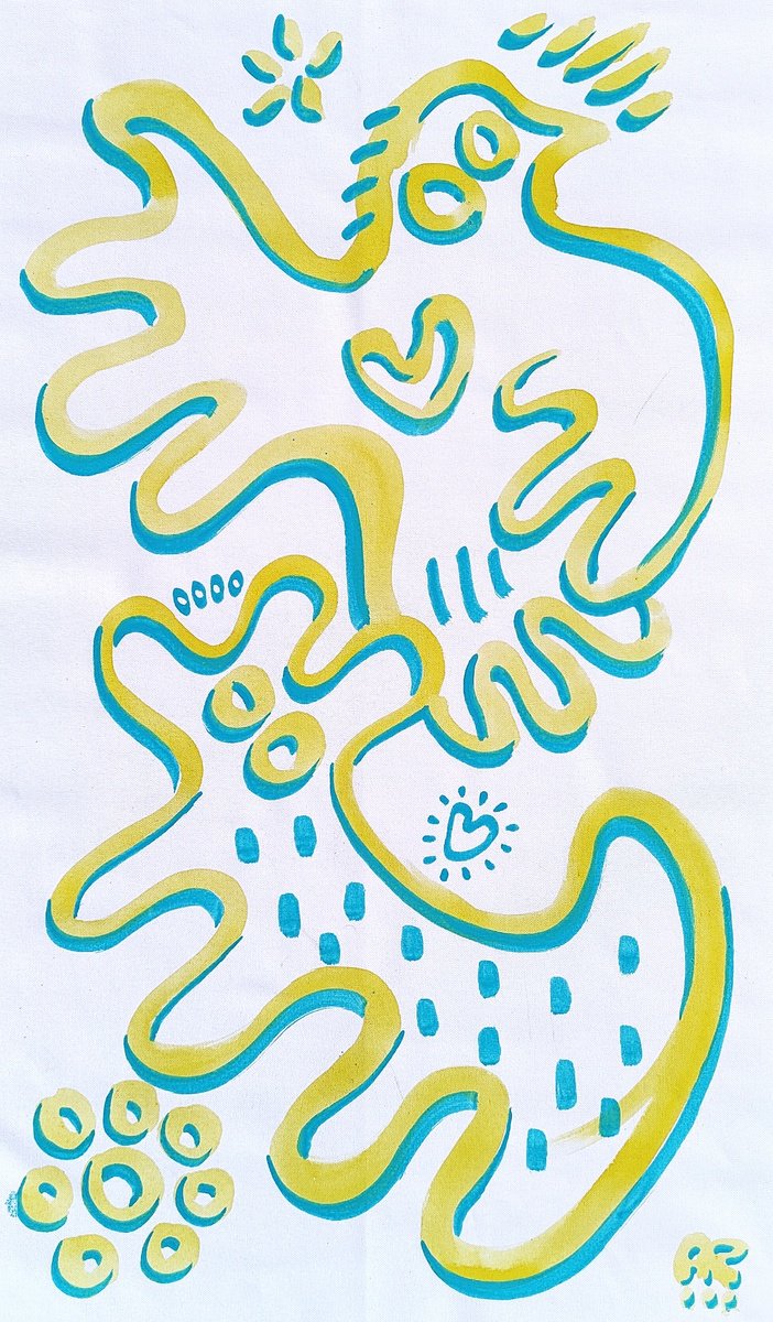 Animal Acrylic Painting By Angel Rivas, 20 X 35, Flamenco Bird, Original Artwork