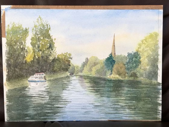 The River Avon at Stratford