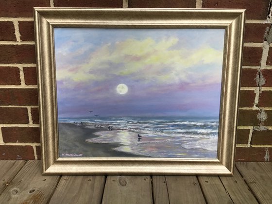 BEACH MOONRISE (SOLD)