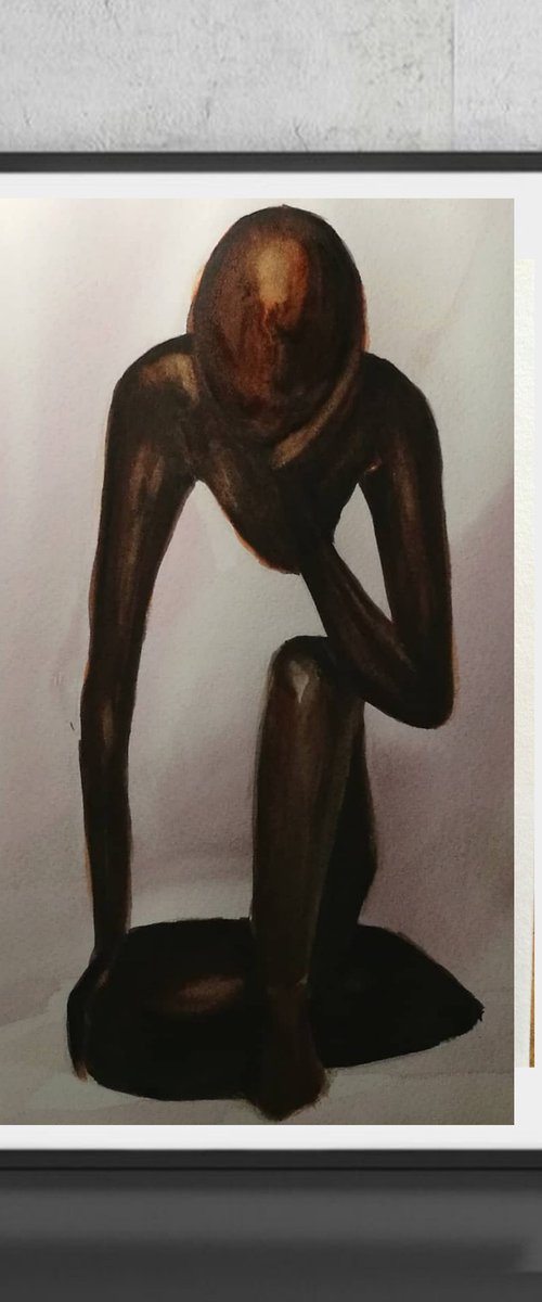 The thinker by Daniela Roughsedge