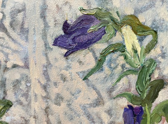 Bouquet of bellflowers