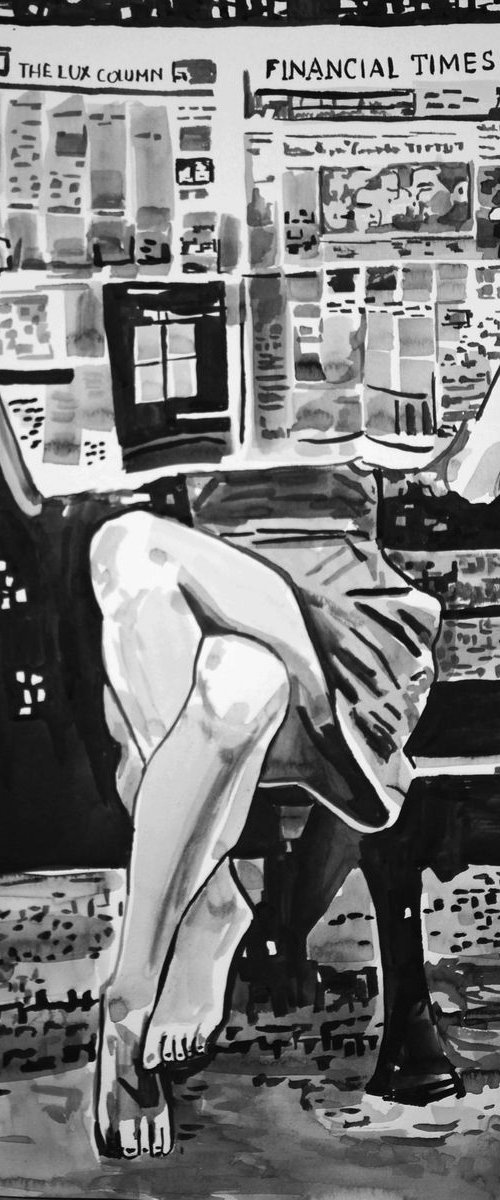 Financial Times / 42 x 29.7 cm by Alexandra Djokic