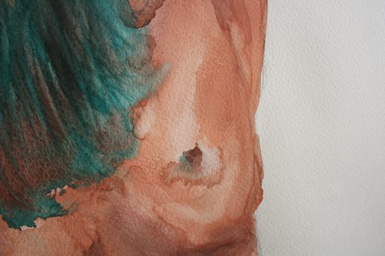 Grace VIII. Series of Nude Bodies Filled with the Scent of Color /  ORIGINAL PAINTING