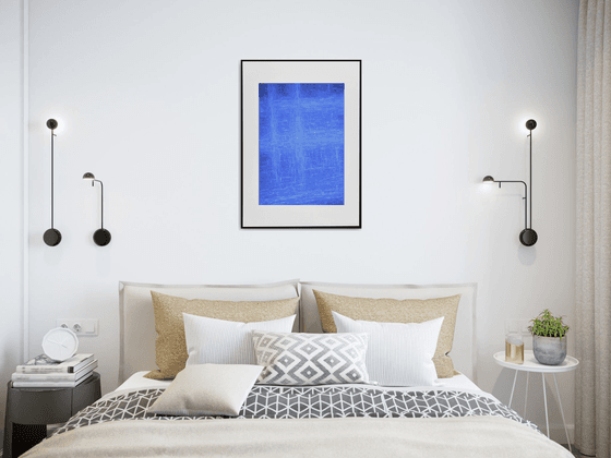 " White and Blue lines "  Limited Edition 1 / 15