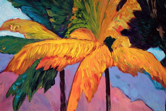 Quiet Landscape with Palms