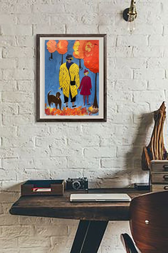 Walking with little Sofia