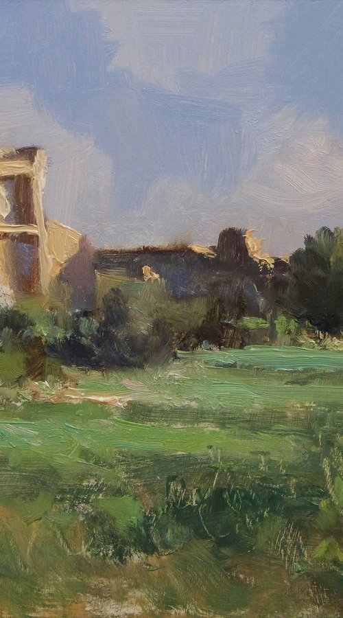 On the height of Châteauneuf du Pape by Pascal Giroud