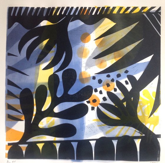 Tropical Shapes - Matisse Inspired