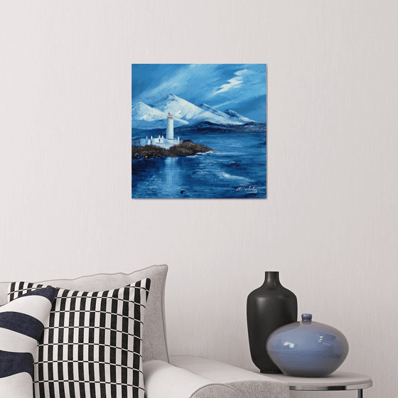 Lismore Lighthouse and Ben Cruachan