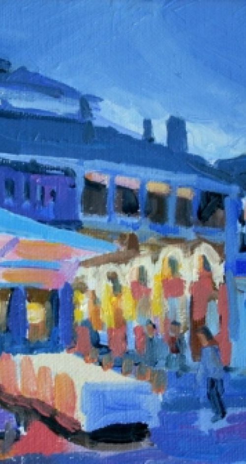 Covent Garden in the evening by Katharine Rowe