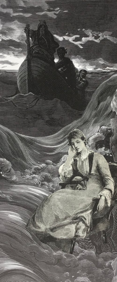 Adrift at Sea by Tudor Evans