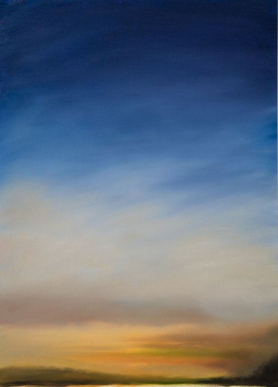 Sunset - abstract landscape