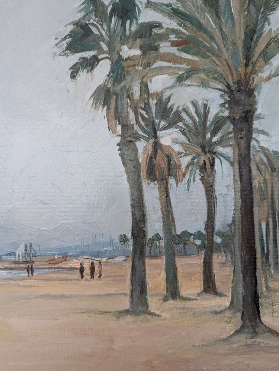 Winter Sun at Salou Beach