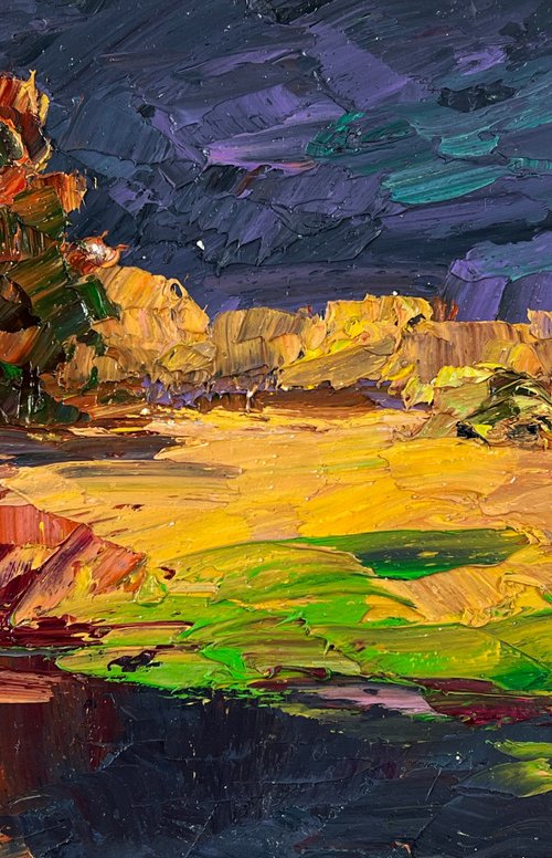 In the Field Before the Rain by Boris Serdyuk