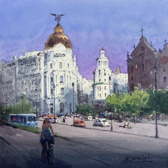 Morning Light on Gran Vía