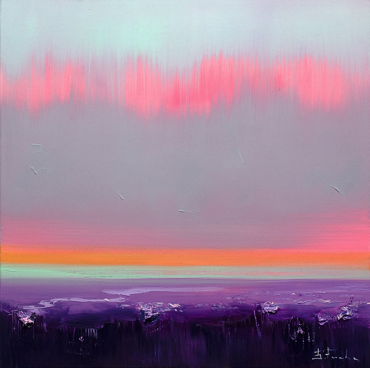 The Lavender Field by Bozhena Fuchs