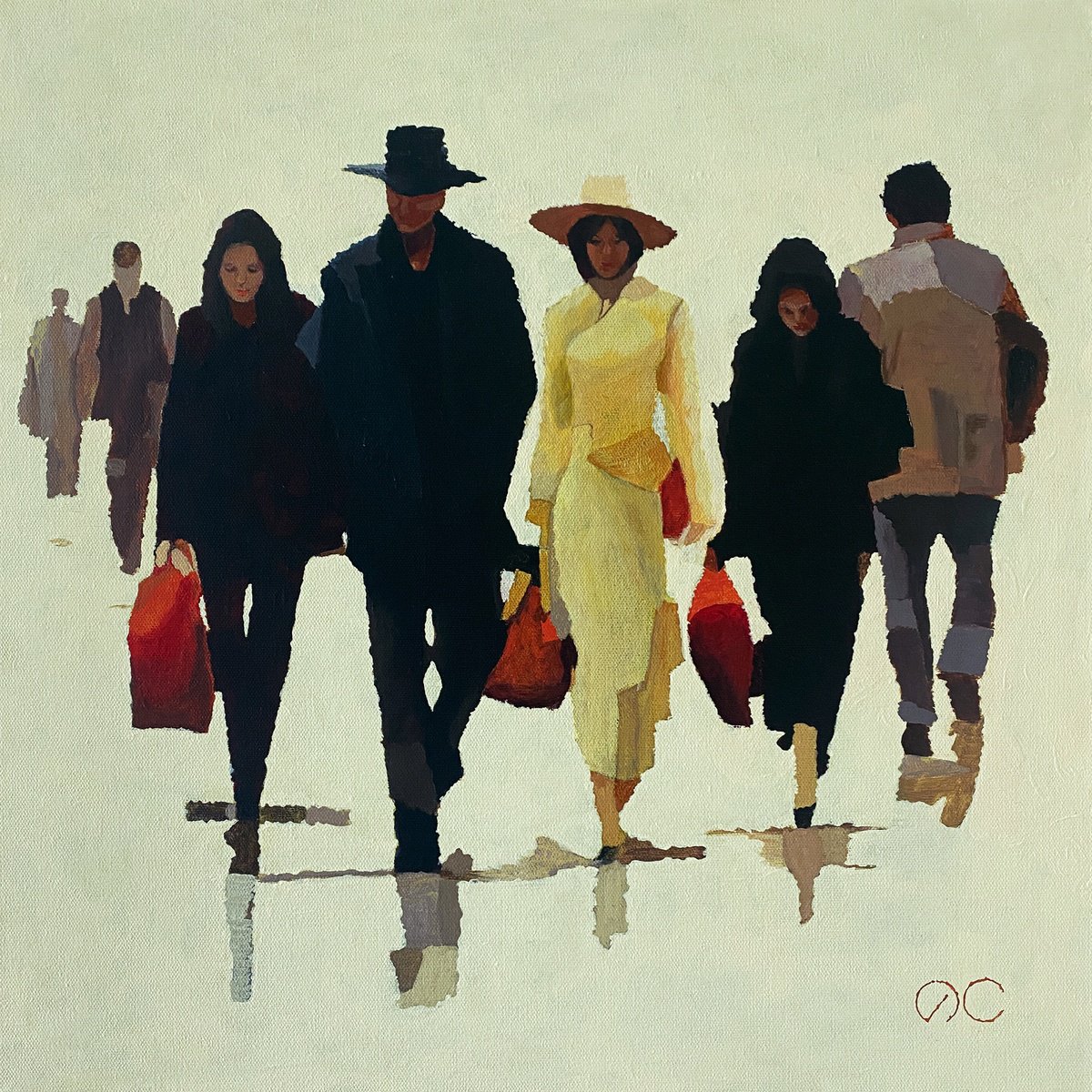  The Rhythm Of Strangers By Antonio Cruz, 20 X 20, Artwork For Sale On Artfinder