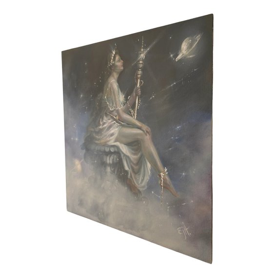 Gloriana, Celestial Realism Oil Painting