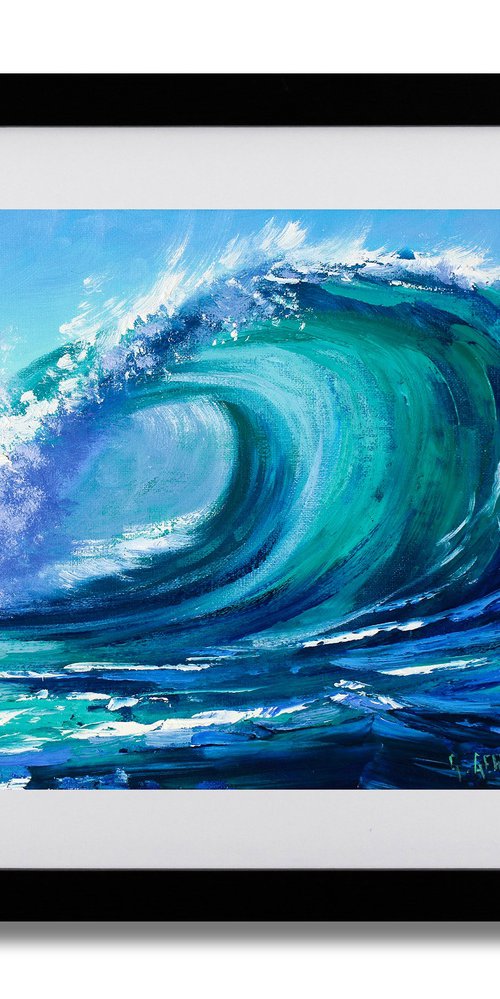 Coastal ocean wave by Graham Gercken