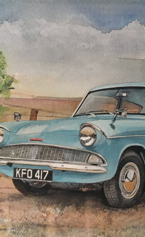 Ford Anglia 105E by John Lowerson